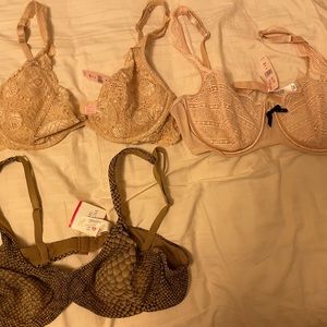 BNWT LOT of VICTORIA’S SECRET BRAS 36B